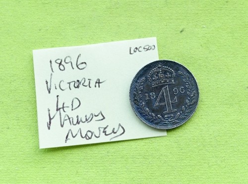 1896 four pence silver - four,