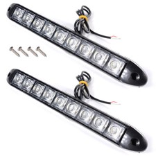 2Pcs 9 LED Car Daytime Running