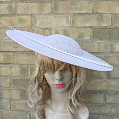 Baby pink large - pink, fascinator