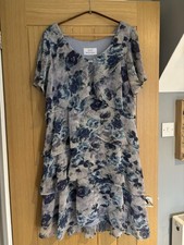 Gina Bacconi Women's Tiered Floral Dress, Size 18, Worn Once Only