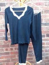 F&F ladies black lace trim 3/4