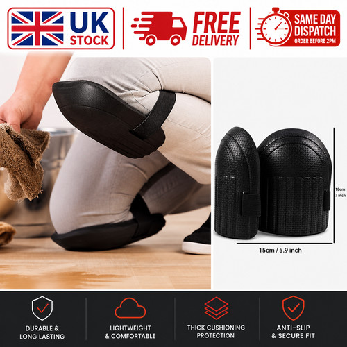 Pair soft foam knee - pads, for