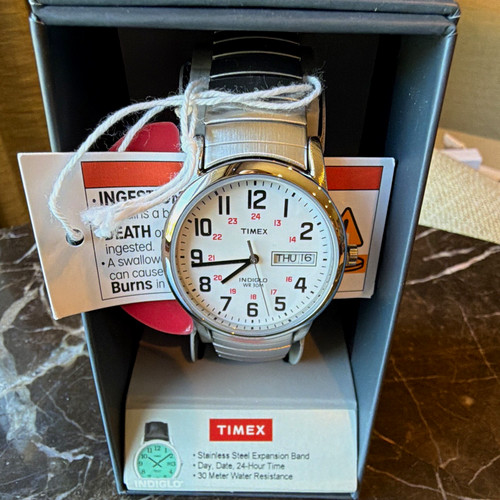 Timex timecenter indiglo - timex, men's