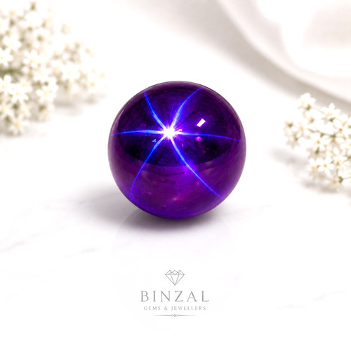 14ct natural purple star - 14ct,