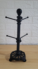 Vintage Black Cast Iron  Six