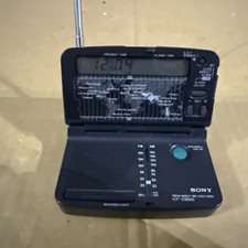 SONY ICF - C2500 World Radio FM AM travel alarm clock with New batteries