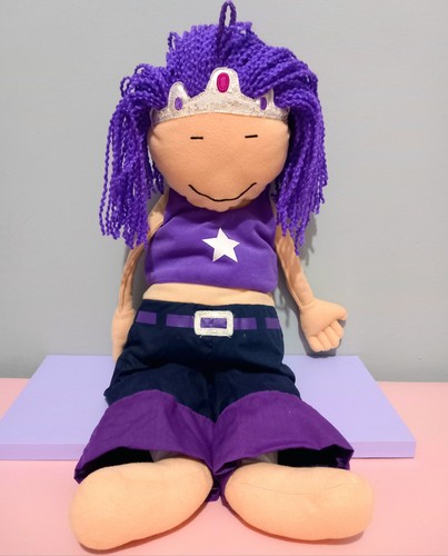 Purple haired pyjama - purple, doll