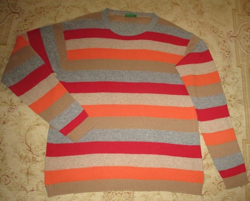 Benetton stripe wool fine - benetton, 80%