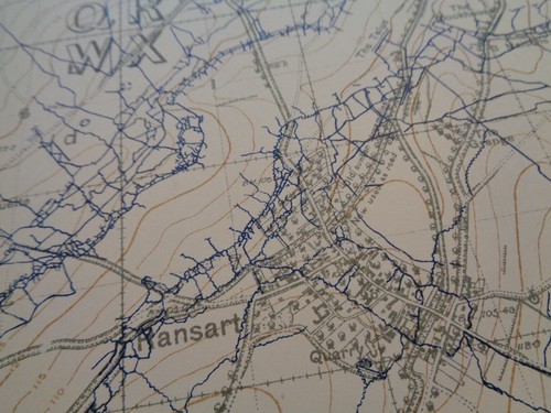 Ww1 trench map - ww1, (1918)