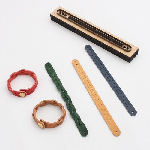Three strand braided leather - three-strand,