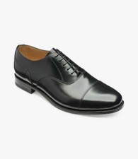 Loake 200B plain black shoes G