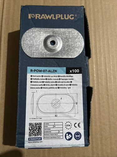 Rawplug pow alzn oval - r-pow-07-alzn.,