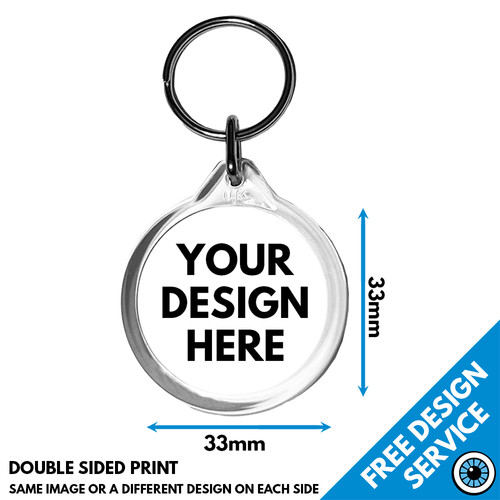 33mm custom printed - 33mm,