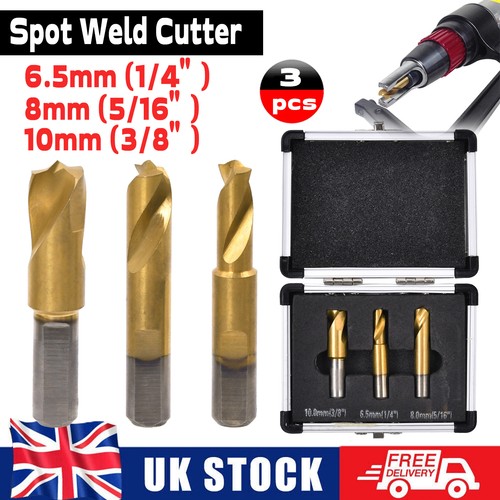 Spot weld drill bits - 3x,