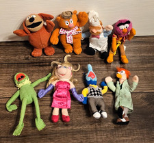 2002 McDonald’s Happy Meal Muppets Set Of 8 Mini Soft Plush Toys