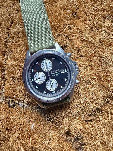 Seiko 7t32 6a20 chronograph - 7t32-6a20,