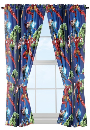Kids window drapes 4 piece - 4,