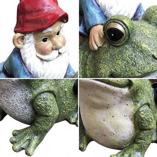 Eye catching garden - gnome, and