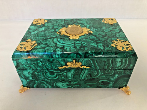Vintage russian malachite - vintage,
