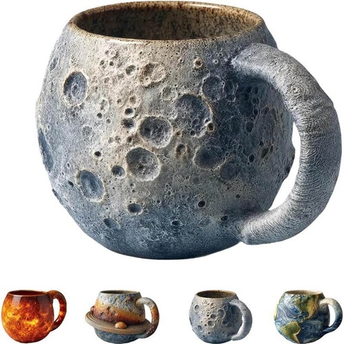 Space planetary mug set - 3d,