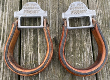 Used/vintage leather covered