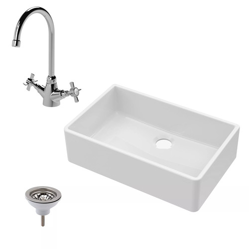 Fireclay bowl butler kitchen - fireclay,