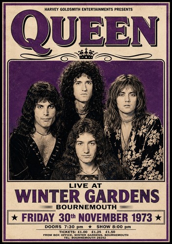 Queen 1973 winter gardens - queen,