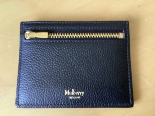 Mulberry black leather zipped - mulberry,