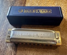 M.Hohner Blues Harp Model 532/20 MS 10-Hole Diatonic Harmonica key of G Boxed