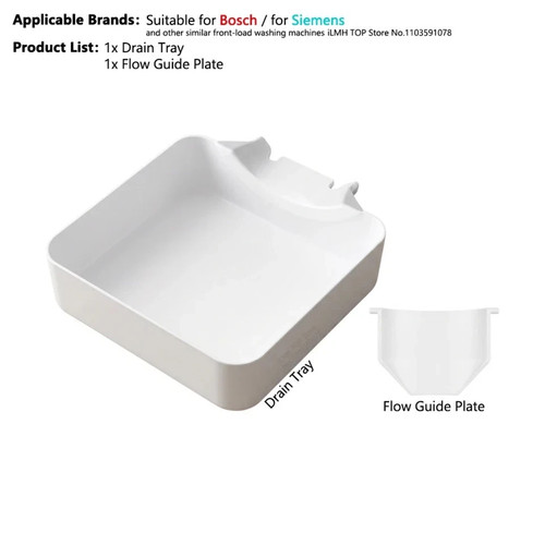 Washing machine drainage tray - machine,