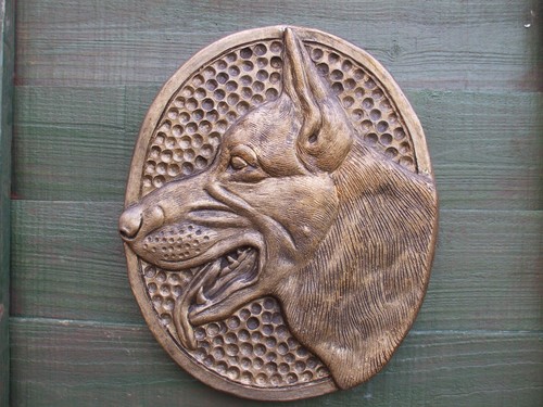 Large bronzed stone german - stone,