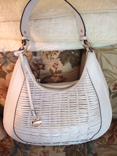 LODIS HANDBAG, LEATHER, BEIGE