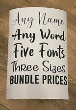 Black Vinyl Labels, Stickers