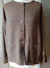 SAHARA gold sparkly lurex cardigan jacket small