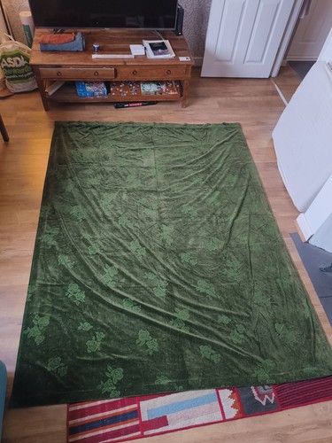 Vintage velvet curtains - velvet,
