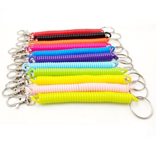 Retractable spiral clip - retractable, on
