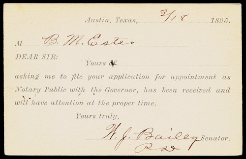 1895 bailey senator - 1895,