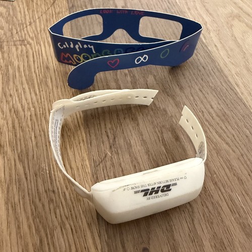 Coldplay led wristband - wristband, moon