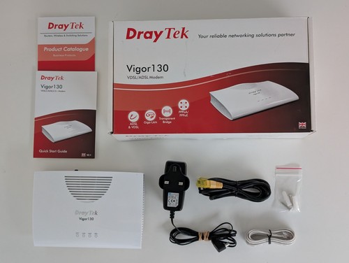 Draytek vigor 130 adsl vdsl2 - draytek, &
