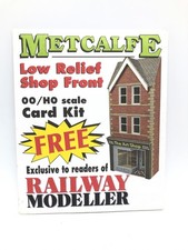 Metcalfe OO Scale - Low Relief Shop Front Card Model Kit