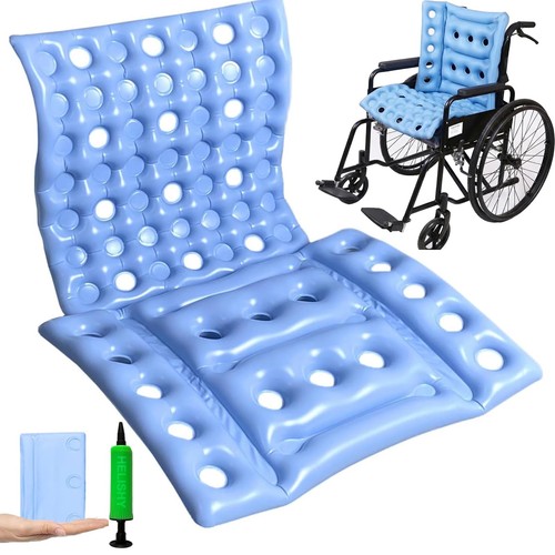 Inflatable seat cushion - seat, w/