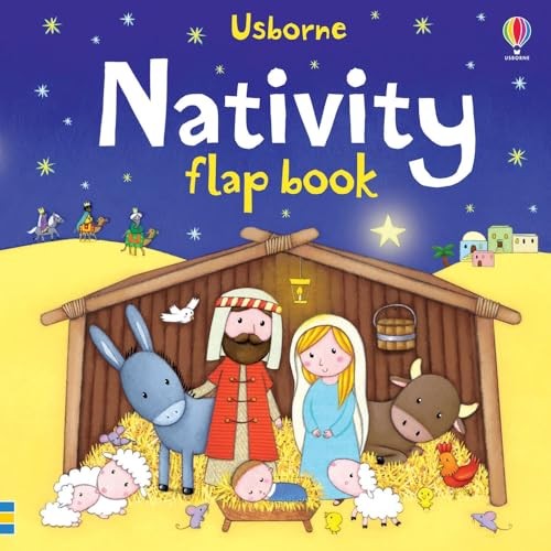 Nativity flap book usborne - flap, (usborne