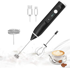 Milk Frother Handheld, Portable Coffee Maker for Cappuccino/Hot Chocolate/Latte,