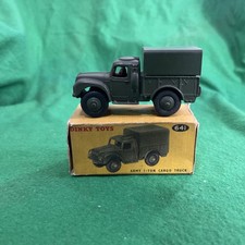 Vintage Dinky Toys 641. Army 1 Ton Cargo Truck