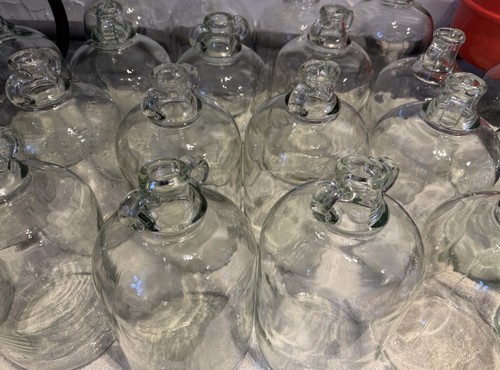 Demijohn clear glass - demijohn,