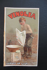 Vintage advert insert for