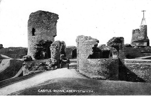 Castle ruins aberystwyth - castle, ruins,