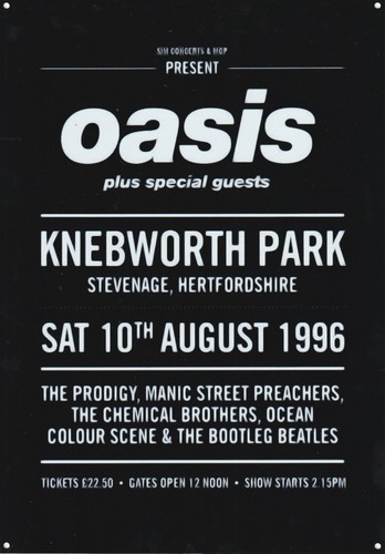 Oasis knebworth maine road - maine,