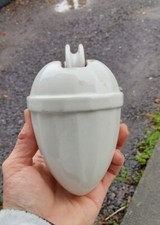 Electric Rise & Fall Light Porcelain Weight & Pulley, Early 1900s, French?