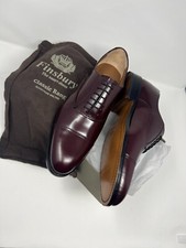 mens goodyear welted luxury french brand finsbury burgundy leather shoe